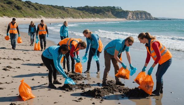 Des citoyens s'unissent pour nettoyer les plages