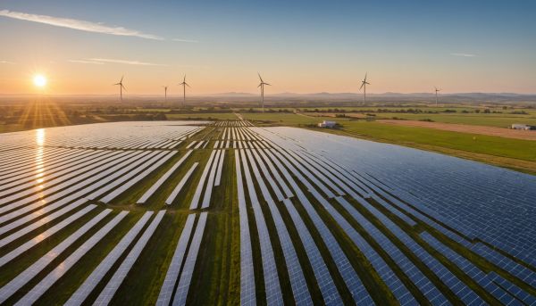 Le solaire et l'éolien au cœur du mix énergétique futur