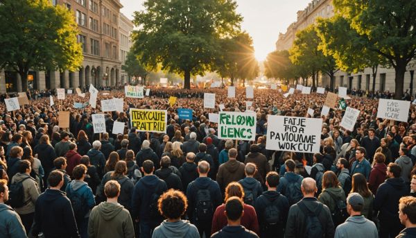 Manifestations et grèves pour la préservation de la terre